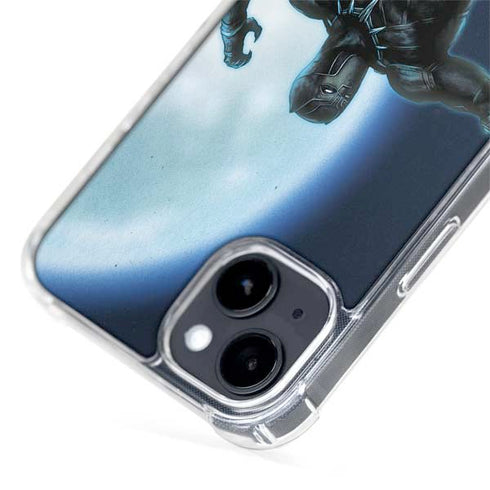 Marvel Black Panther Jumping Through Air iPhone 15 MagSafe Case